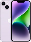 Apple iPhone 14 128GB Purple mobile phone on the Three Unlimited at 17 tariff