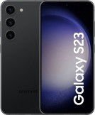 Samsung Galaxy S23 128GB Phantom Black mobile phone on the Three Upgrade Unlimited at 10 tariff