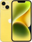 Apple iPhone 14 128GB Yellow mobile phone on the Vodafone Upgrade Unlimited Max at 41 tariff