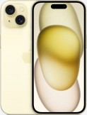 Apple iPhone 15 128GB Yellow mobile phone on the Three Upgrade Unlimited + Unlimited + 300GB at 33 tariff