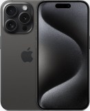 Apple iPhone 15 Pro 128GB Black Titanium mobile phone on the Three Upgrade Unlimited at 23 tariff