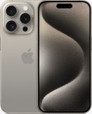 Apple iPhone 15 Pro 256GB Natural Titanium mobile phone on the Tesco Mobile Unlimited + Unlimited + Unlimited at 57.99 tariff