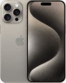 Apple iPhone 15 Pro Max 512GB Natural Titanium mobile phone on the Three Unlimited at 49 tariff