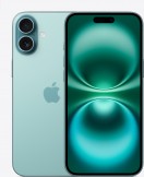 Apple iPhone 16 Plus 128GB Teal mobile phone on the Vodafone Upgrade Unlimited + 250GB at 31 tariff